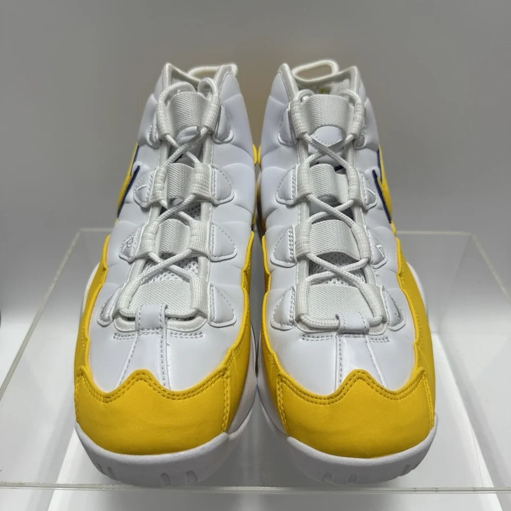 Brand New Nike Air Max Uptempo 95 Lakers Yellow White CK0892-102 Men's Size 8